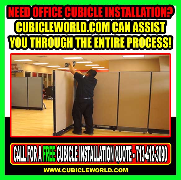 Cubicle World Offers Installation, Moving & Office Furniture Repair