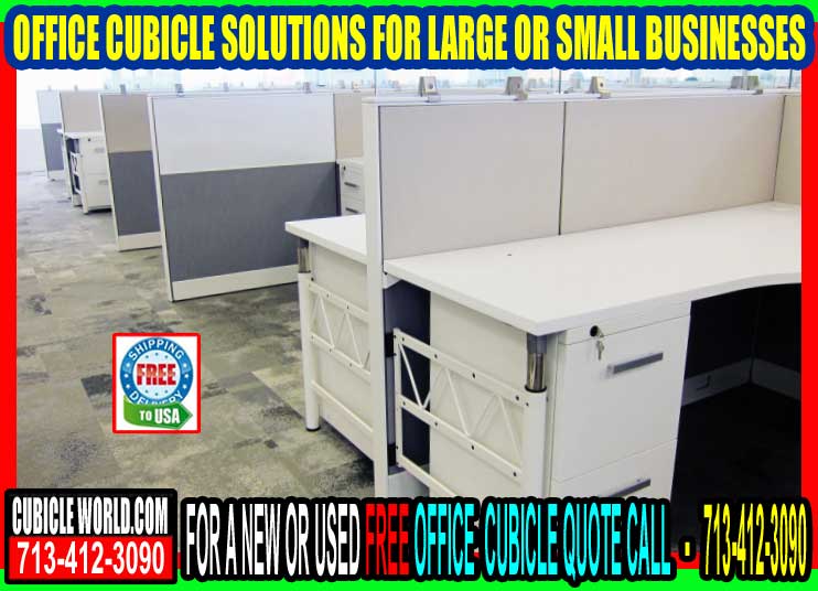 Custom Cubicle Solutions Including Installation, Delivery & Repair Services
