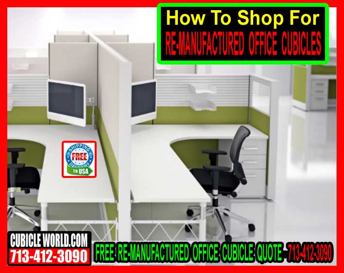 Re-Manufactured Or Refurbished Office Cubicles