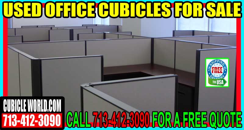 Used Office Cubicles For Sale In Bellaire Texas, Richmond, Texas, Dickinson, Texas