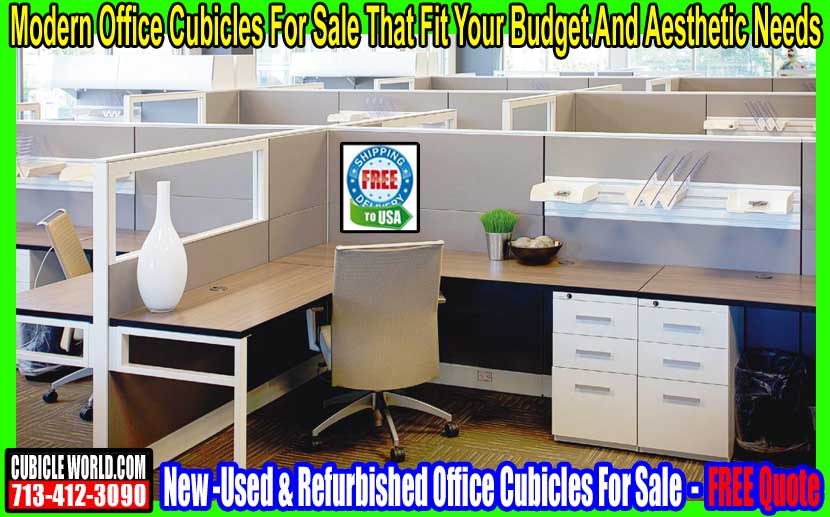 Contemporary Office Cubicles For Sale In Beaumont, Clear Lake, The Woodlands & Bellaire Texas
