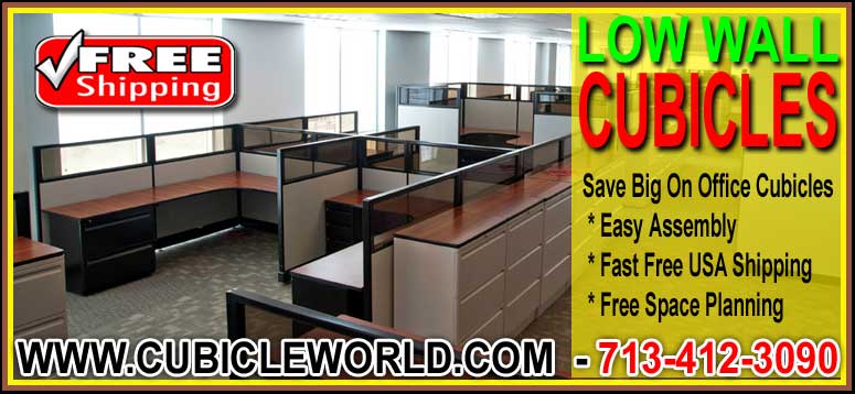 Discount Low Wall Cubicles For Sale Direct From The Factory, Cut Out The Middle Man & FREE Shipping