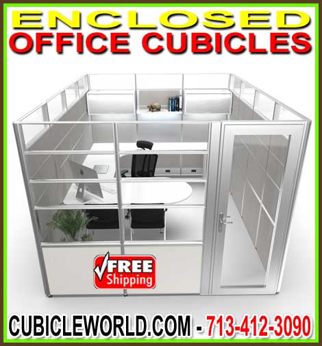 Discount Enclosed Office Cubicles For Sale Factory Direct Cheap Pricing & FREE Shipping
